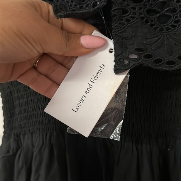 Lovers and Friends Dallas Midi Dress in Black - Picture 6 of 9